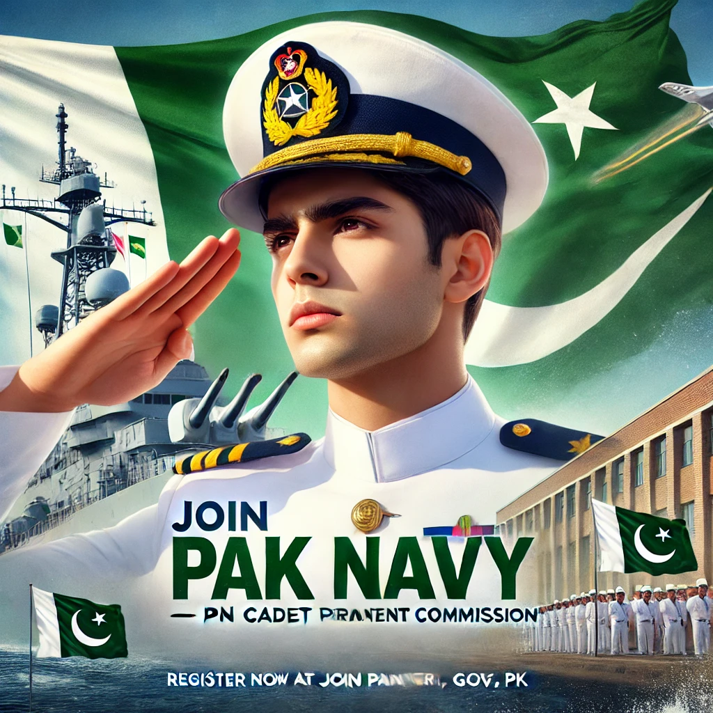 Join Pak Navy 2025 as PN Cadet for Permanent Commission